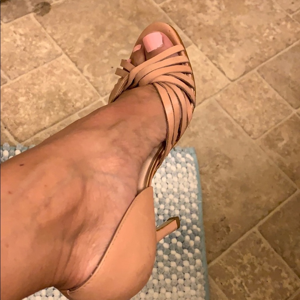 Pink Carlos Santana heels